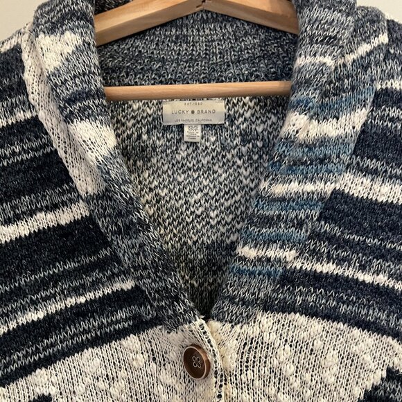 Lucky Brand Heritage Shawl Cardigan Sweater Size XS/S - Picture 7 of 11